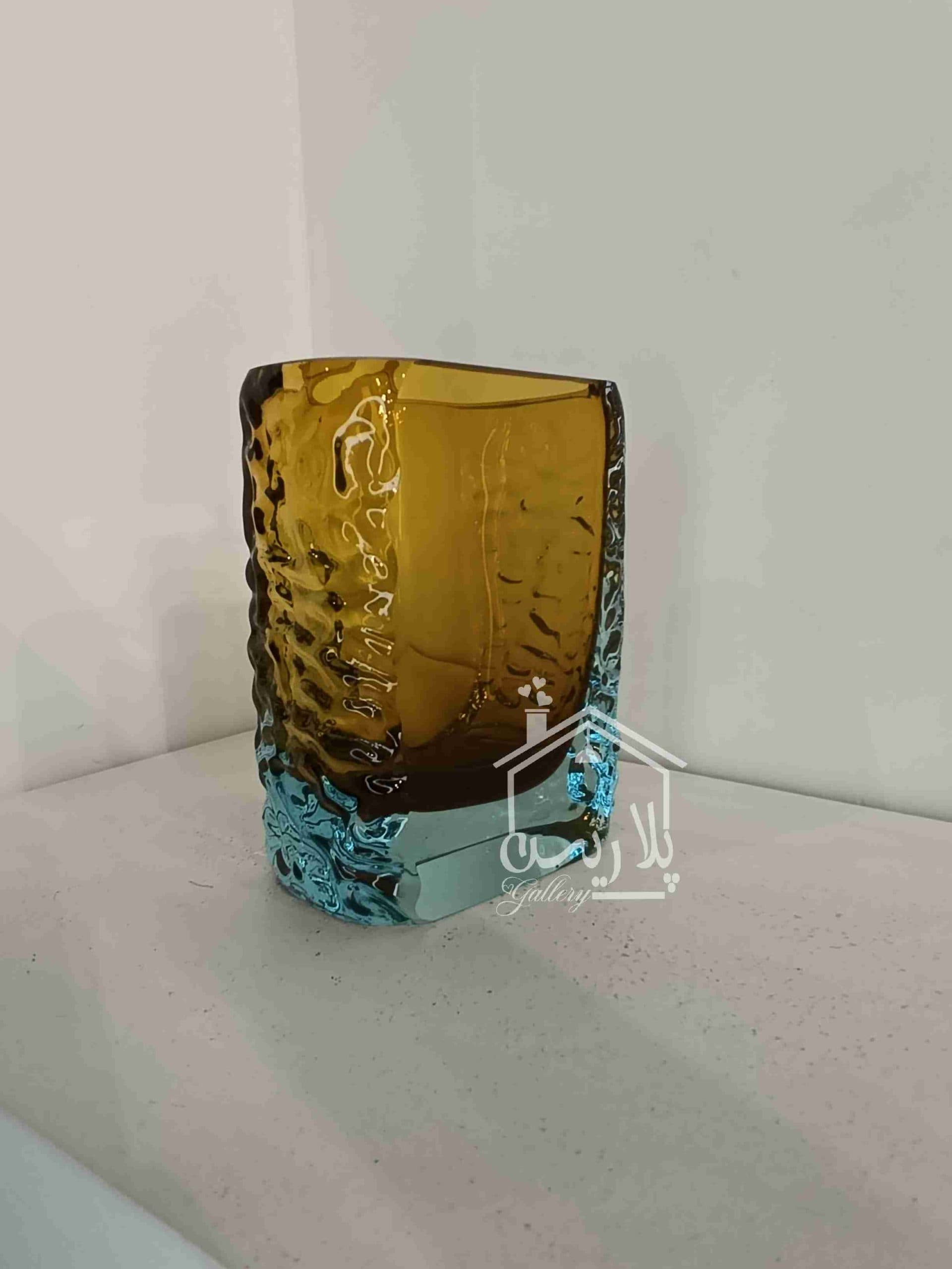 گلدان کریستال کهربا آمرلد آمبرEMERALD AMBER — تصویر ۳