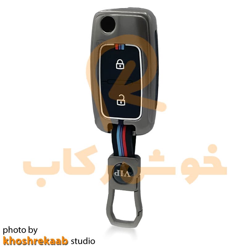 کاور ریموت (سوئیچ) فلزی خودرو پژو 405 دو کلید
