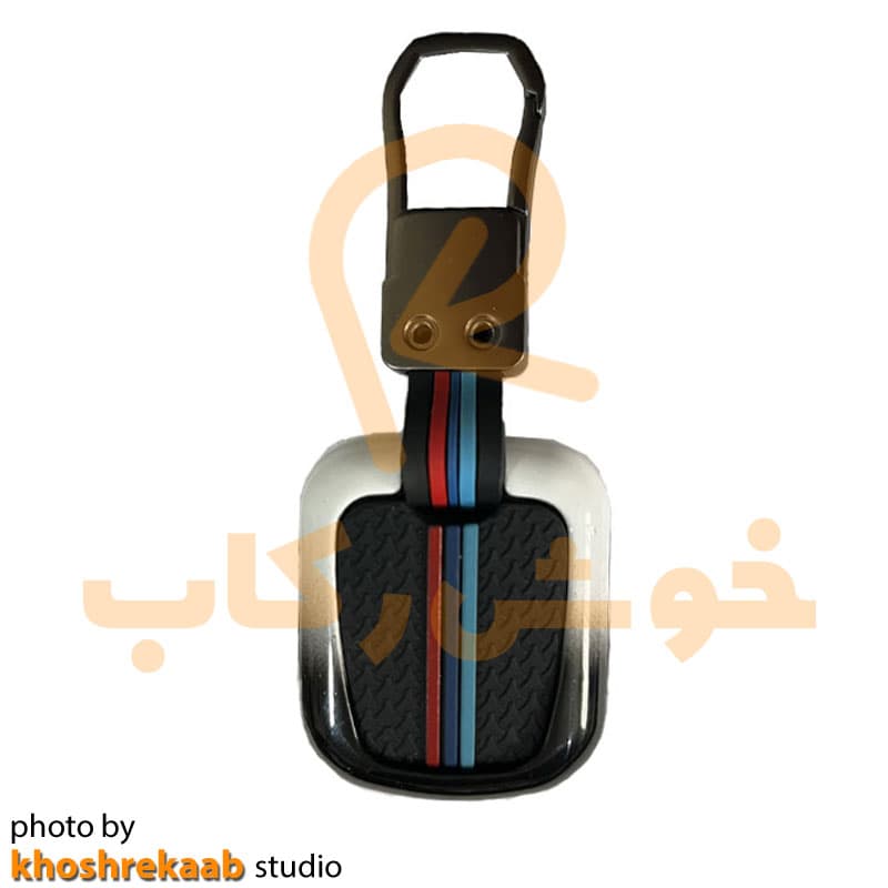 کاور ریموت (سوئیچ) فلزی خودرو پژو 206 و 207 دورنگ — تصویر ۲