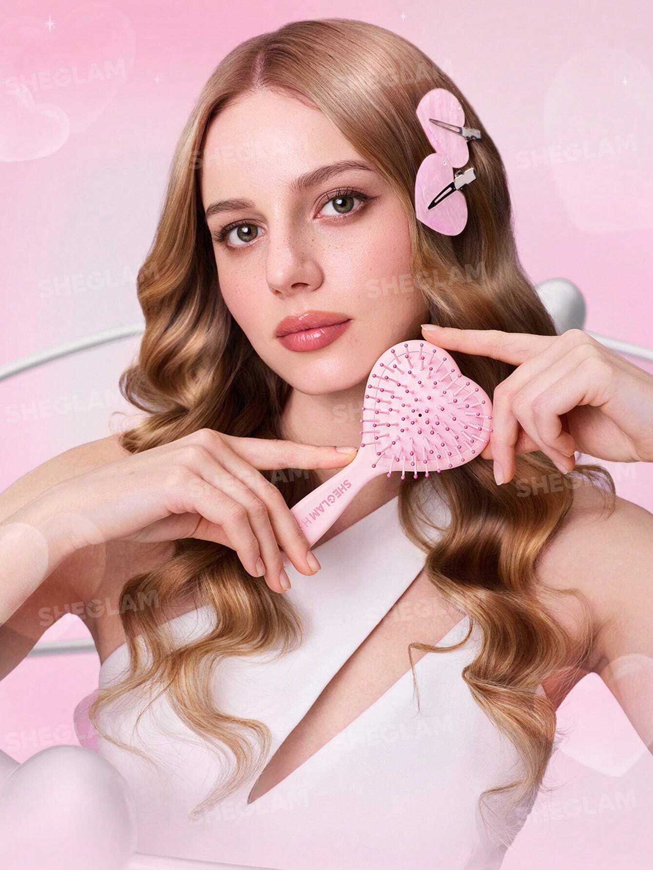 برس مو قلبی شیگلم SHEGLAM Hair Cupid’s Charm � — تصویر ۲