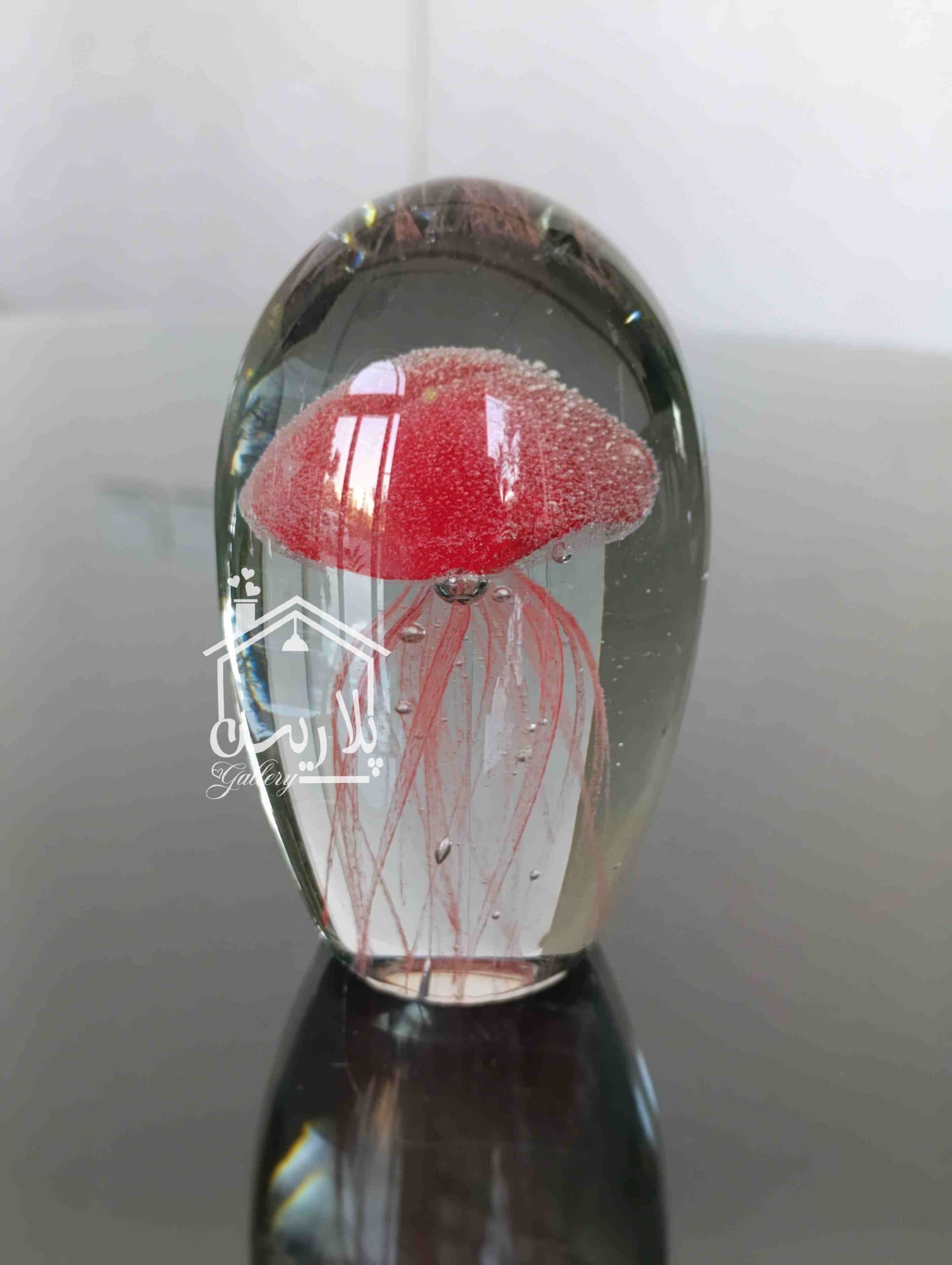 اکسسوری کریستال عروس دریایی قرمز در دو سایز — تصویر ۵