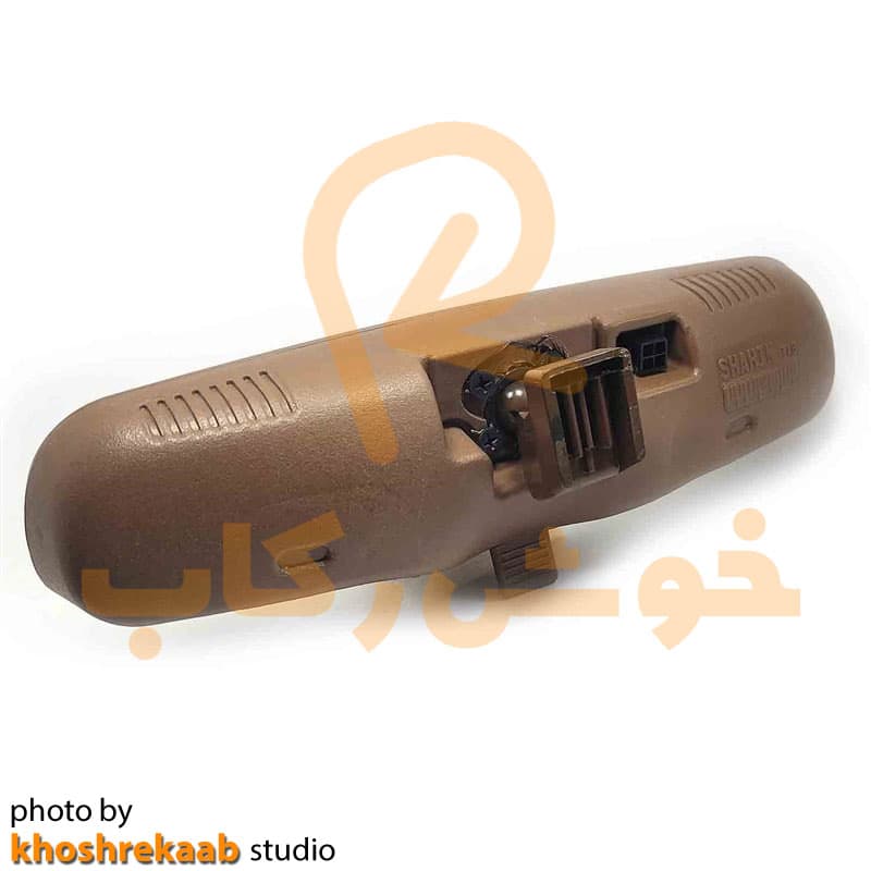 آینه وسط خودرو چراغ دار مدل کاپریسی ولت متر دار — تصویر ۷