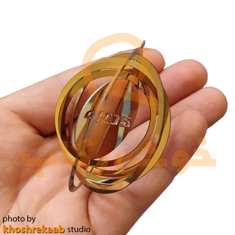 آویز فلزی 405 مدل 7 بعدی — تصویر ۳