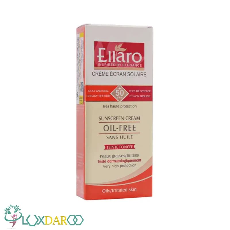 کرم ضد آفتاب بی رنگ الارو 40 میل SPF50