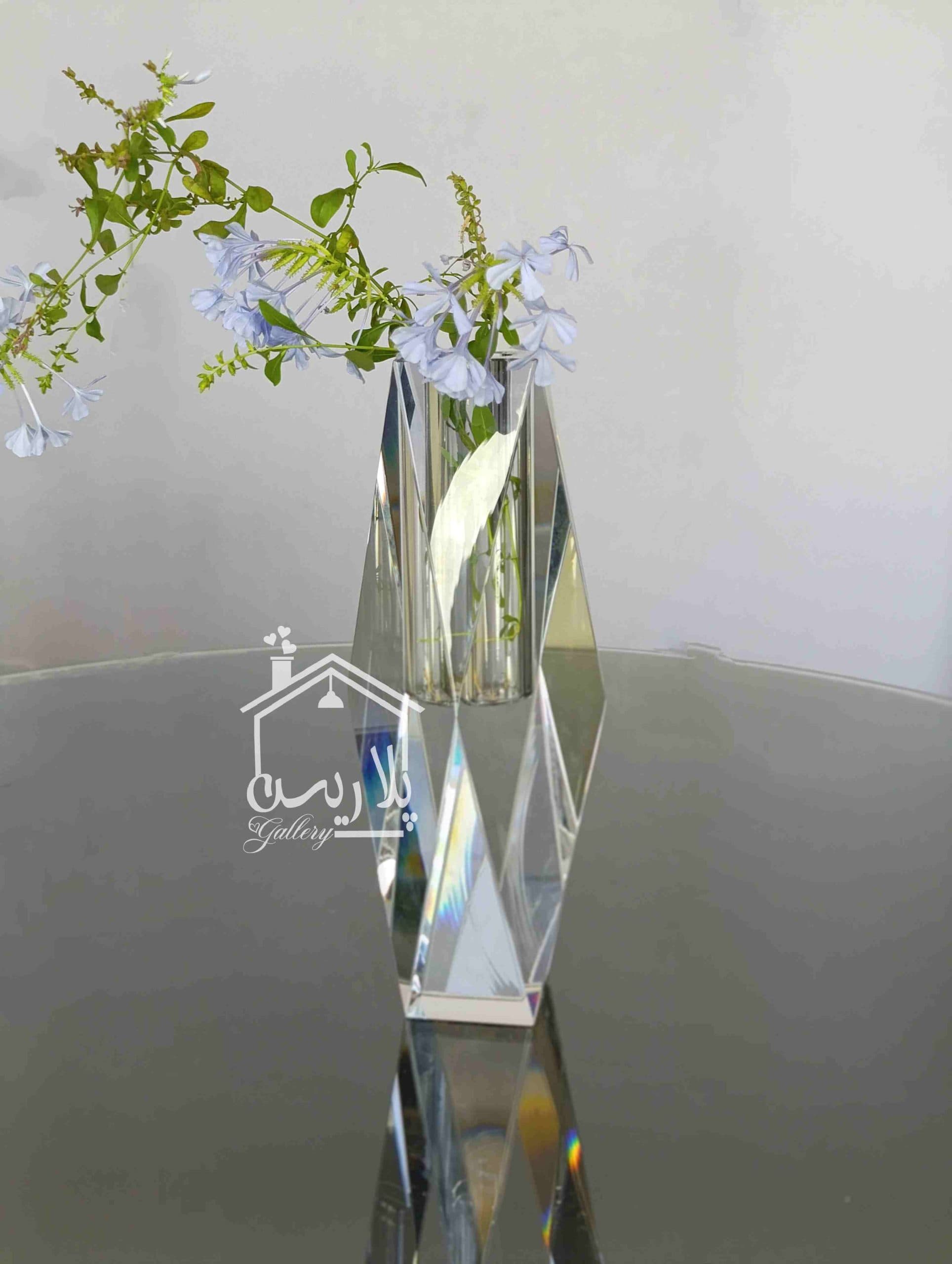 گلدان کریستال الماسی17358