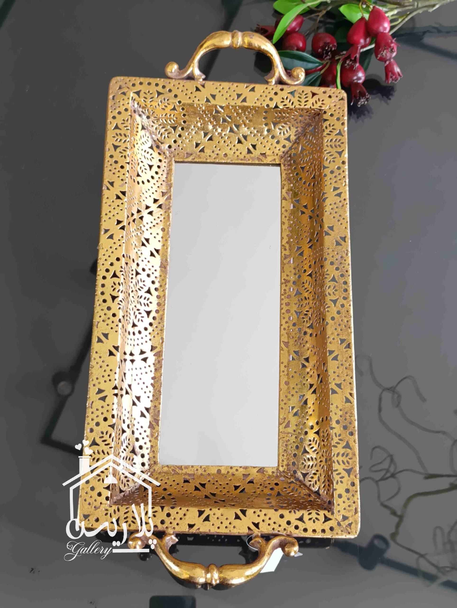 سینی لوکس مراکشی کف آینه ای46407 — تصویر ۴