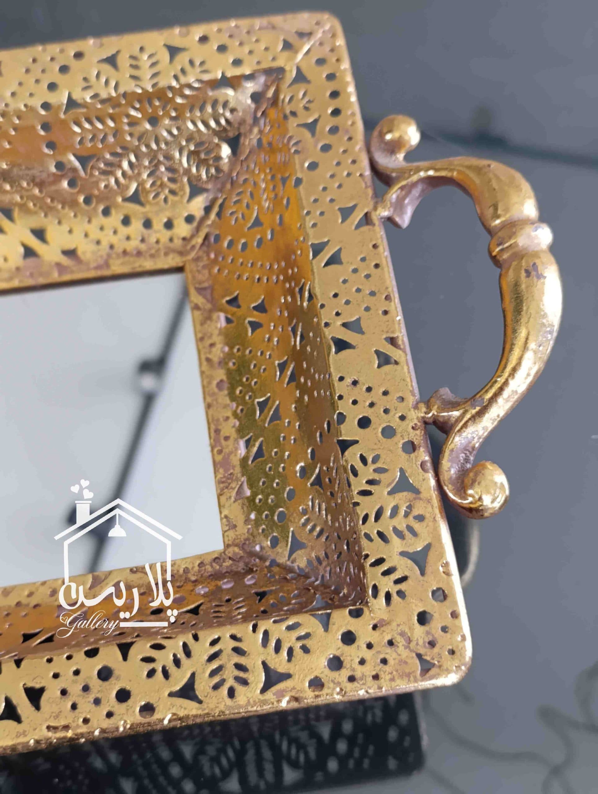 سینی لوکس مراکشی کف آینه ای46407 — تصویر ۳