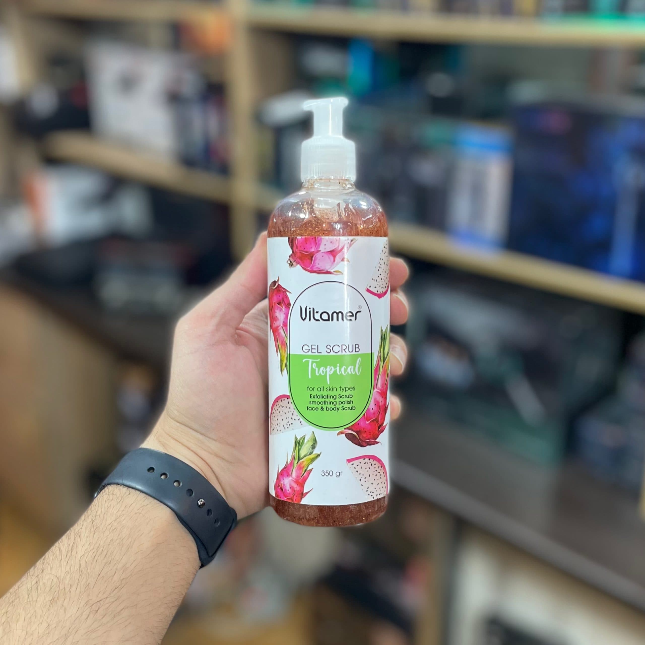 ژل اسکراب استوایی صورت ویتامر 350 میلی لیتر