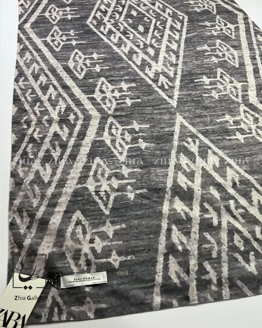 شال موهر دورو طرح گلیم کد 669 — تصویر ۲