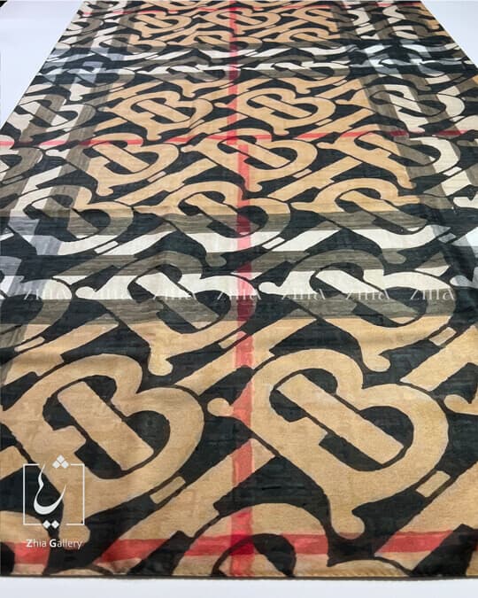 شال موهر دورو طرح پترن باربری کد 662 — تصویر ۴