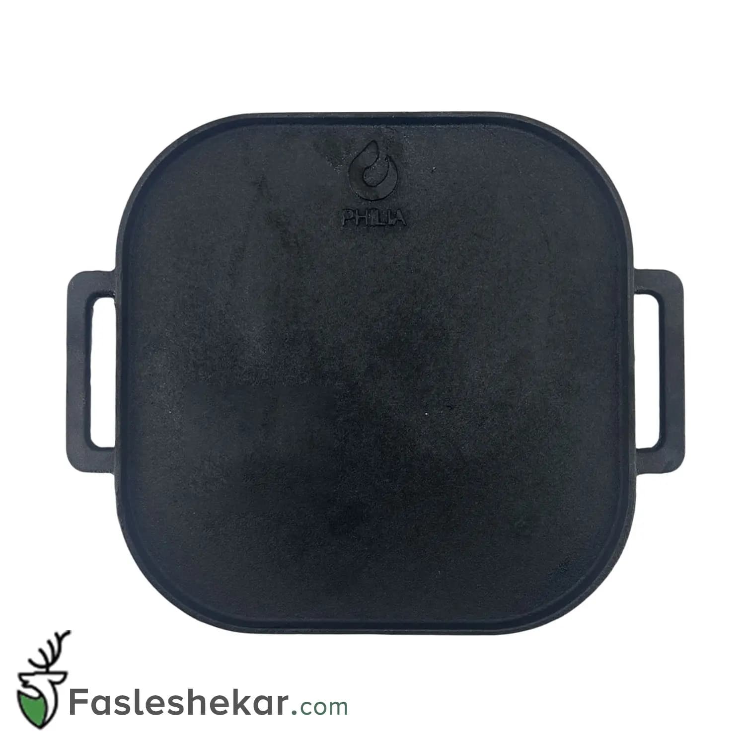 صفحه گریل استیک پز چدنی دو طرفه — تصویر ۲