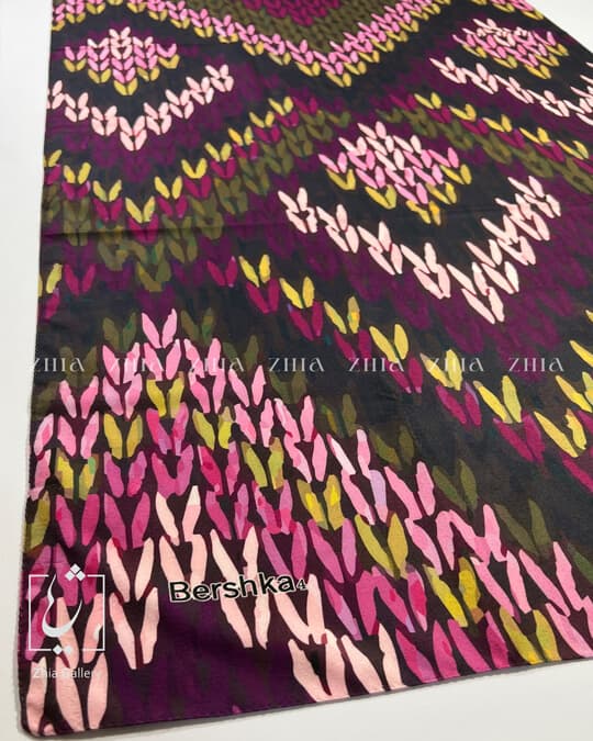 شال موهر طرح پروانه کد 6،4،3 — تصویر ۸