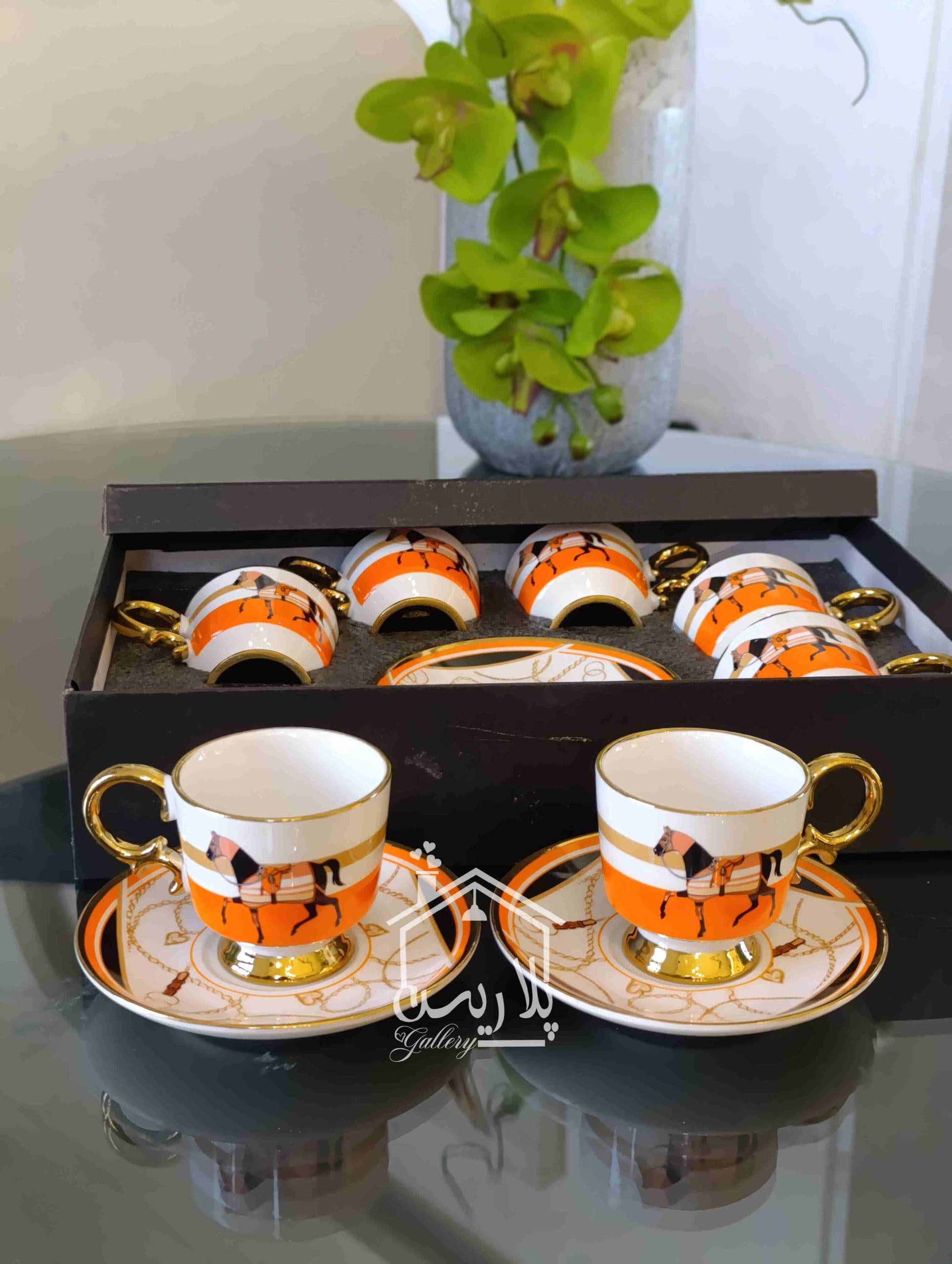 ست فنجان قهوه خوری هرمس 90175