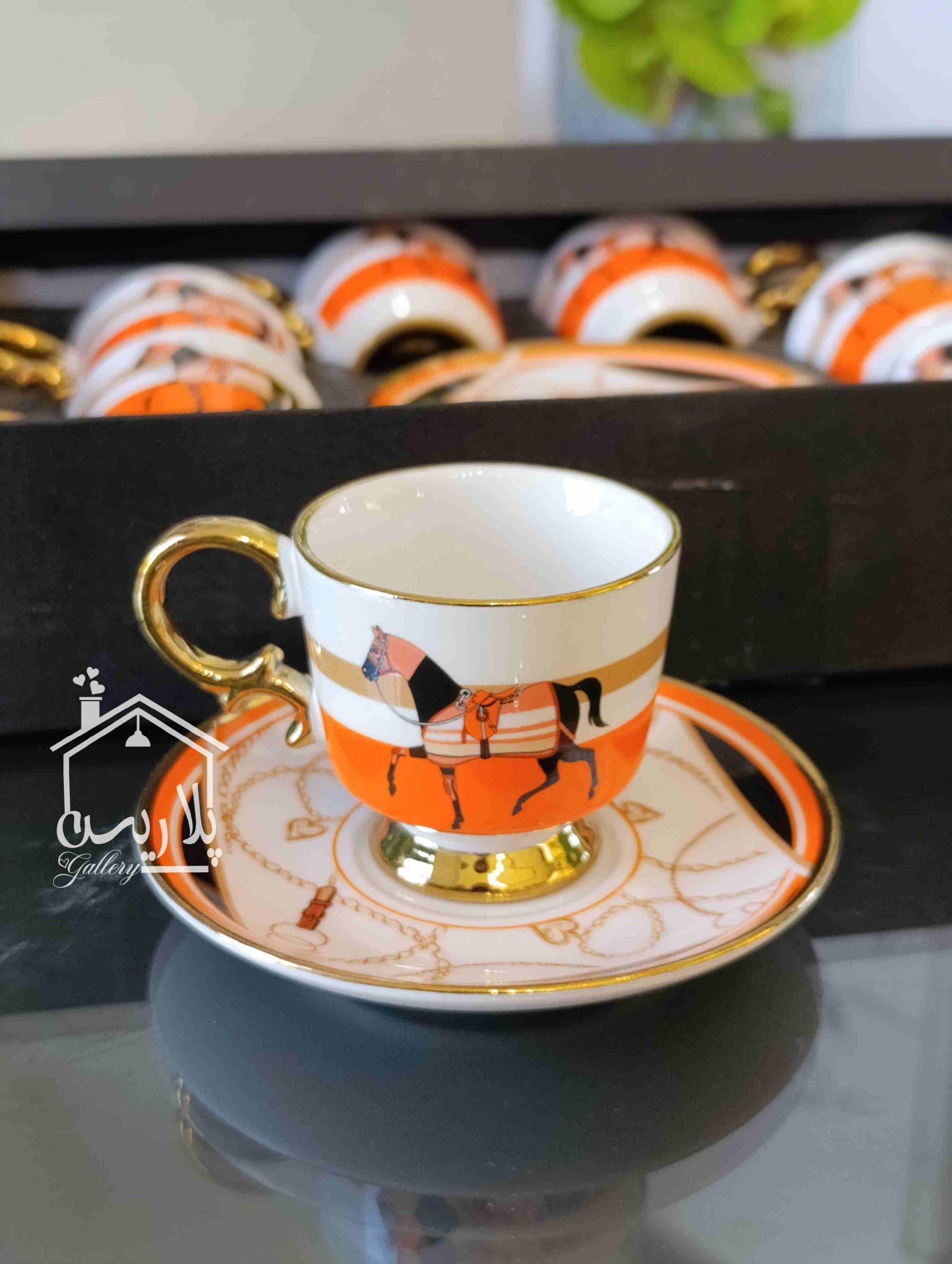 ست فنجان قهوه خوری هرمس 90175 — تصویر ۲