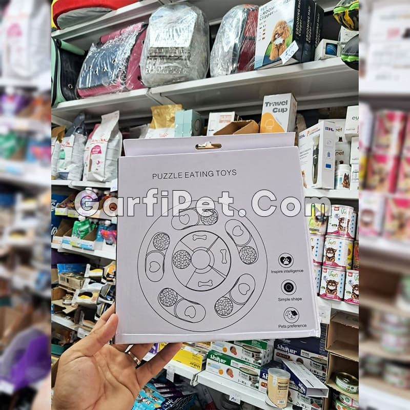 اسباب بازی پازل فکری «میگو پت» برای سگ؛ مدل دایره‌ای — تصویر ۵