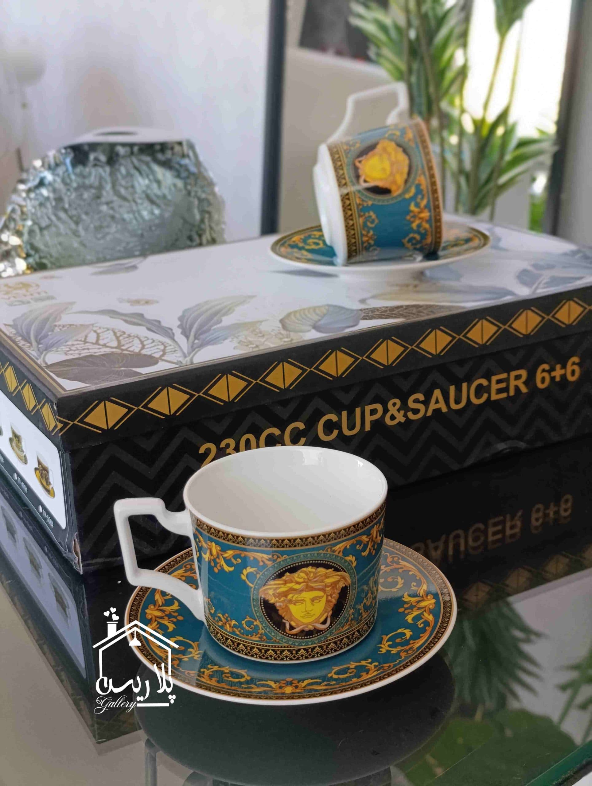 فنجان چایخوری بن چاینا ونتی (VENTI) ورساچه سبز — تصویر ۶
