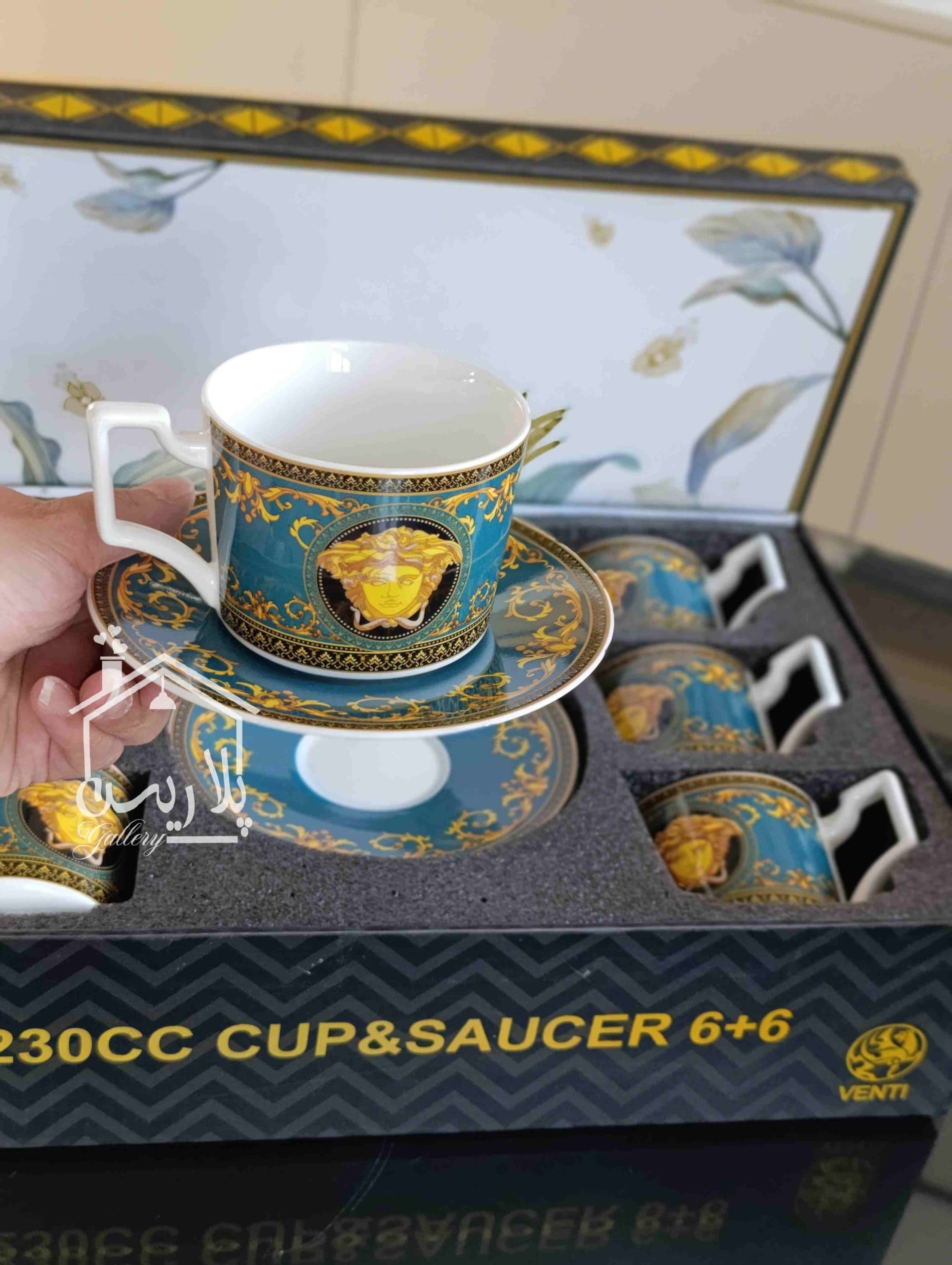 فنجان چایخوری بن چاینا ونتی (VENTI) ورساچه سبز — تصویر ۲