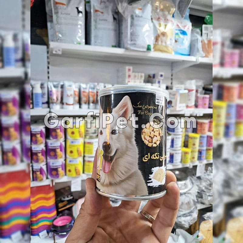 کنسرو غذای سگ «وکسی Vexi» نچرال با تکههای سیرابی (400 گرم) — تصویر ۲
