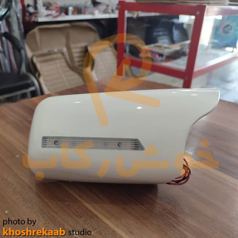 فلاپ (قاب) آینه بغل پراید راهنما دار مدل خفاشی — تصویر ۳