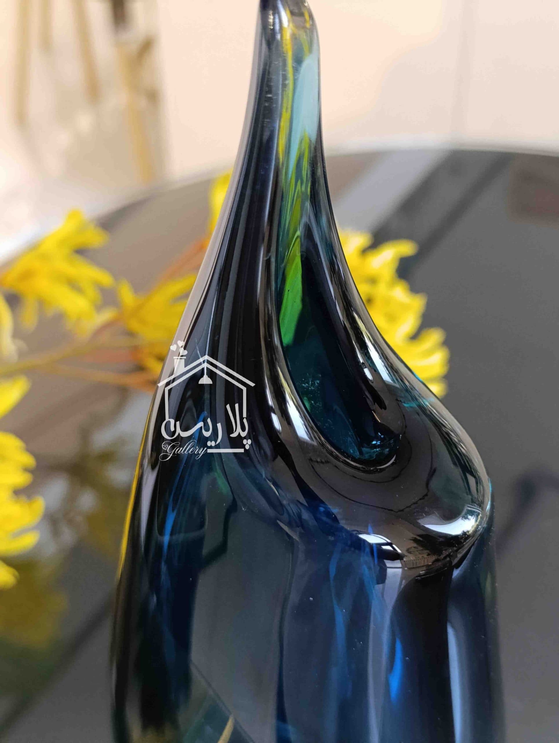 گلدان کریستال اشکی طرح اقیانوس 17355 — تصویر ۷