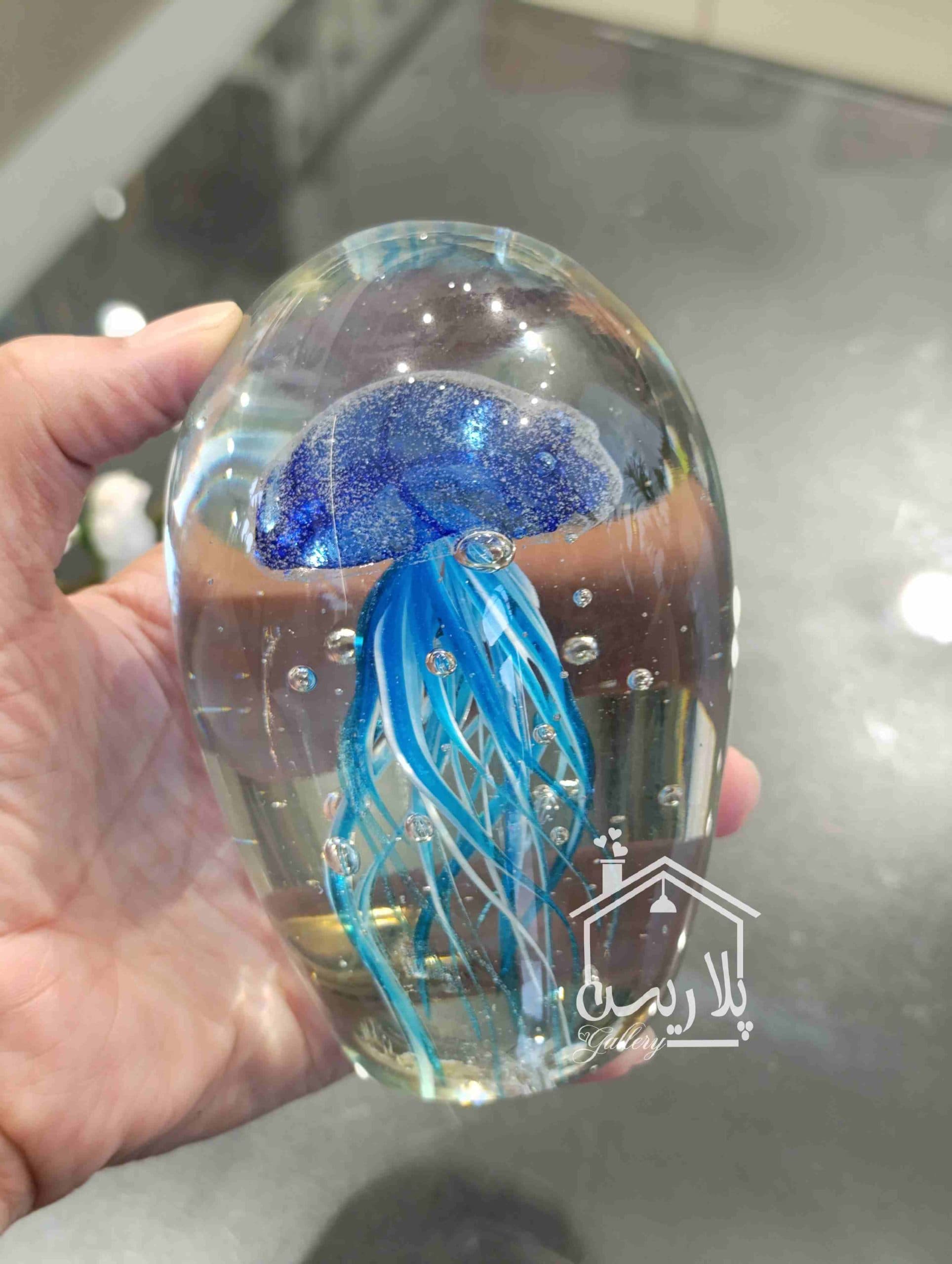اکسسوری کریستال عروس دریایی آبی — تصویر ۳