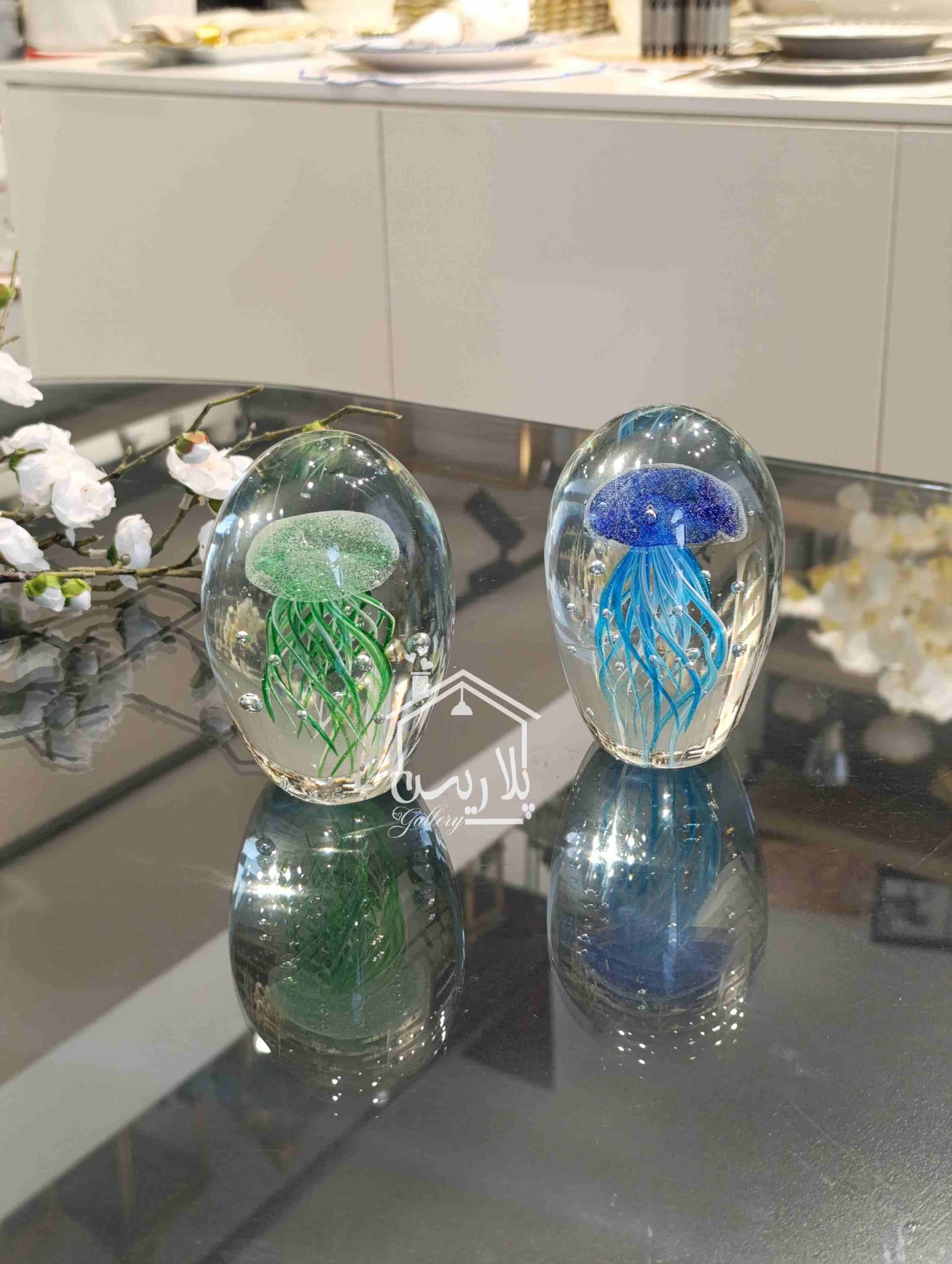 اکسسوری کریستال عروس دریایی سبز — تصویر ۴