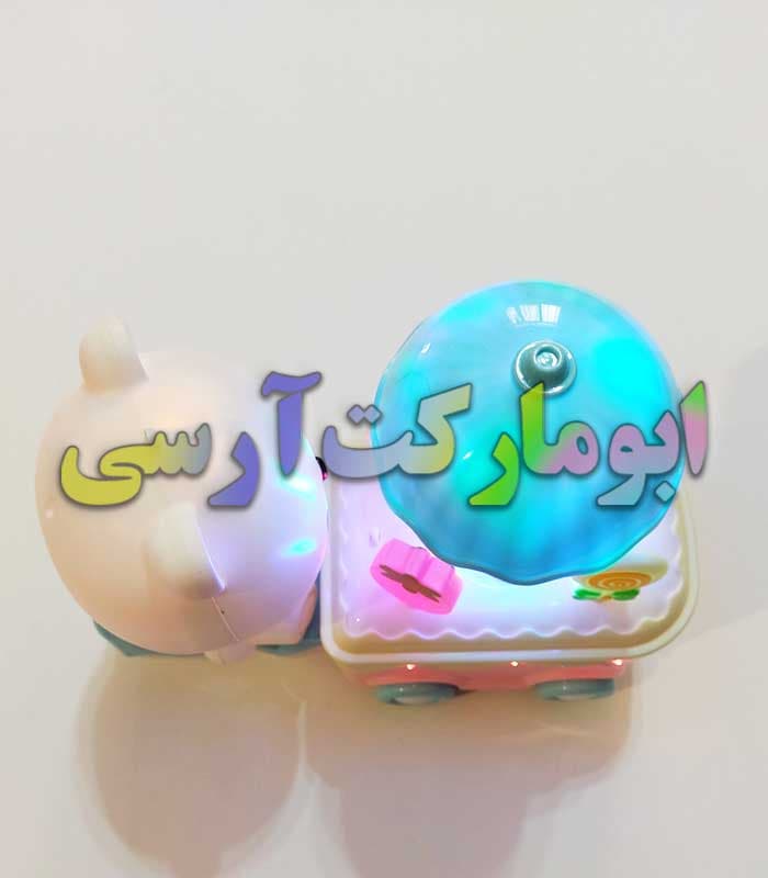 ربات ماشین خرس آبنبات فروش موزیکال و حرکتی باتری خور — تصویر ۵