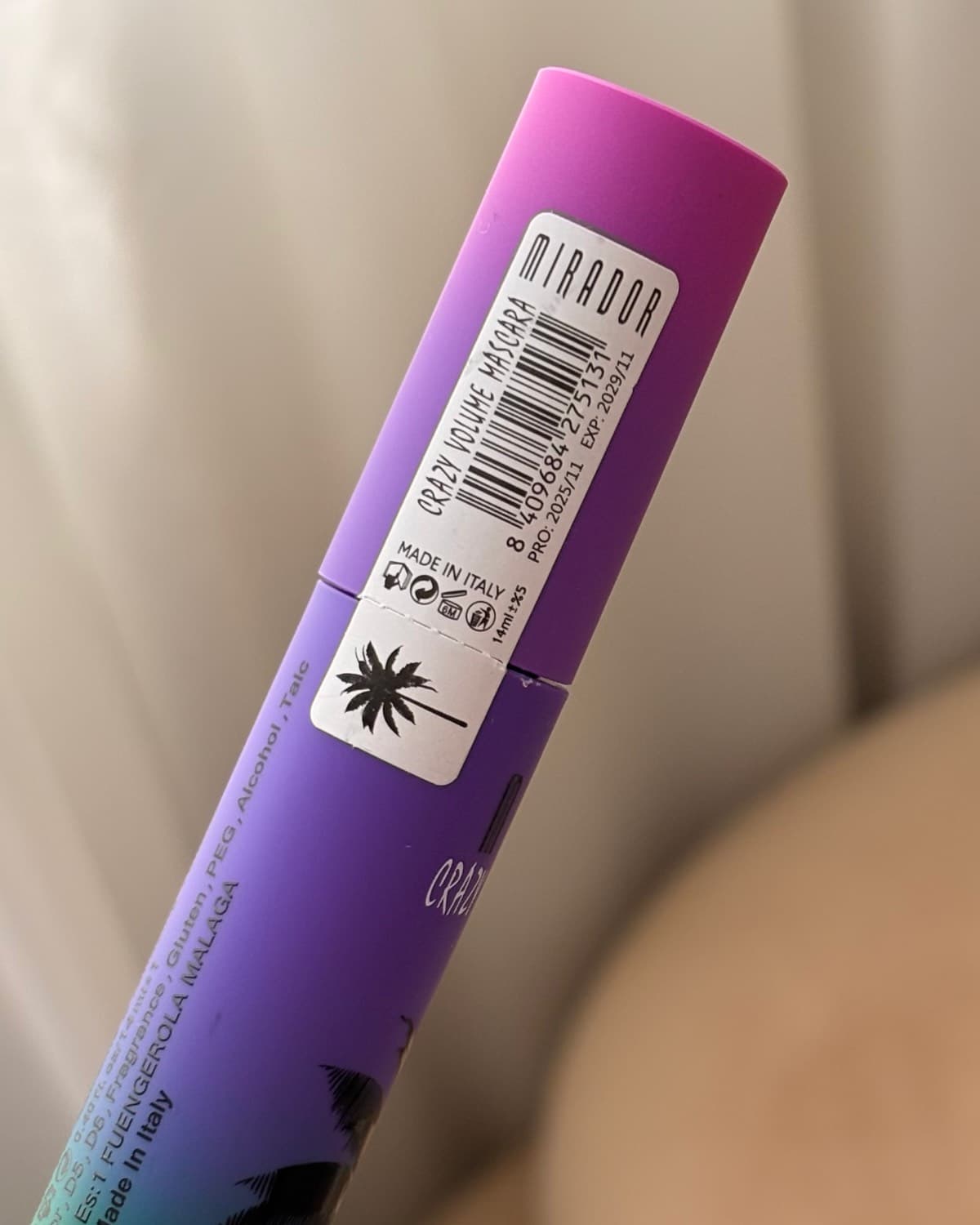 ریمل حجم دهنده میرادور MIRADOR مدل Crazy Volume — تصویر ۳