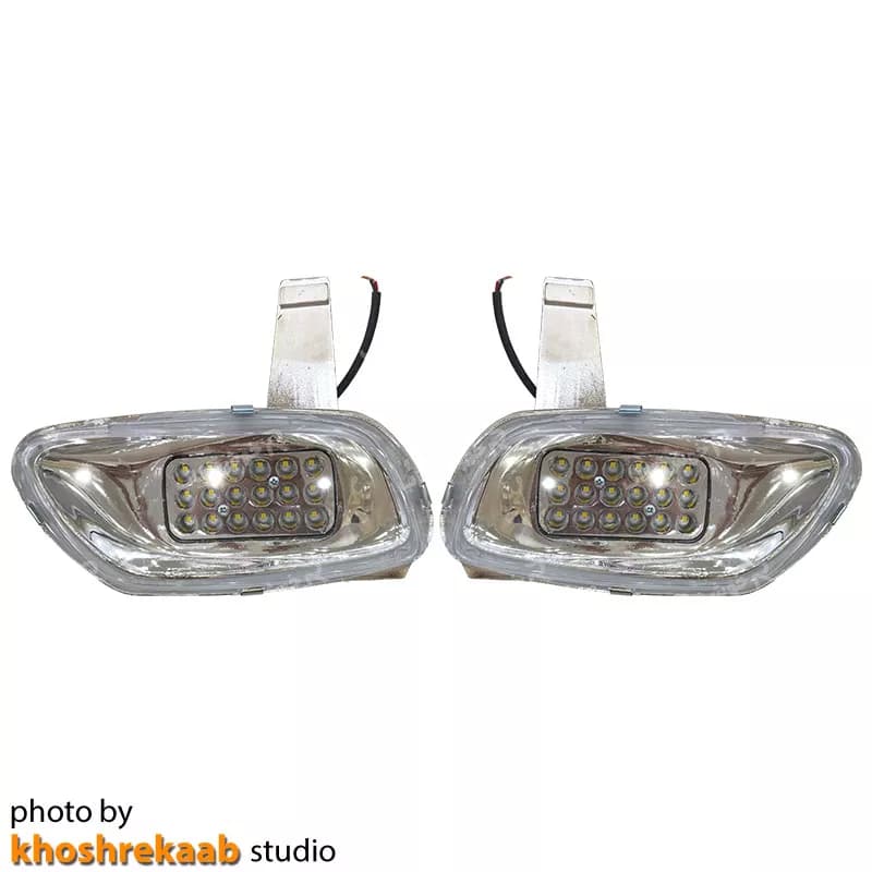 مه شکن جلو LED پژو پارس 18 لنزی