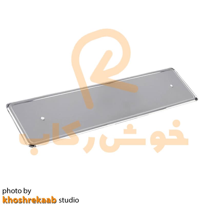 قاب پلاک استیل خودرو بسته 2 عددی — تصویر ۲