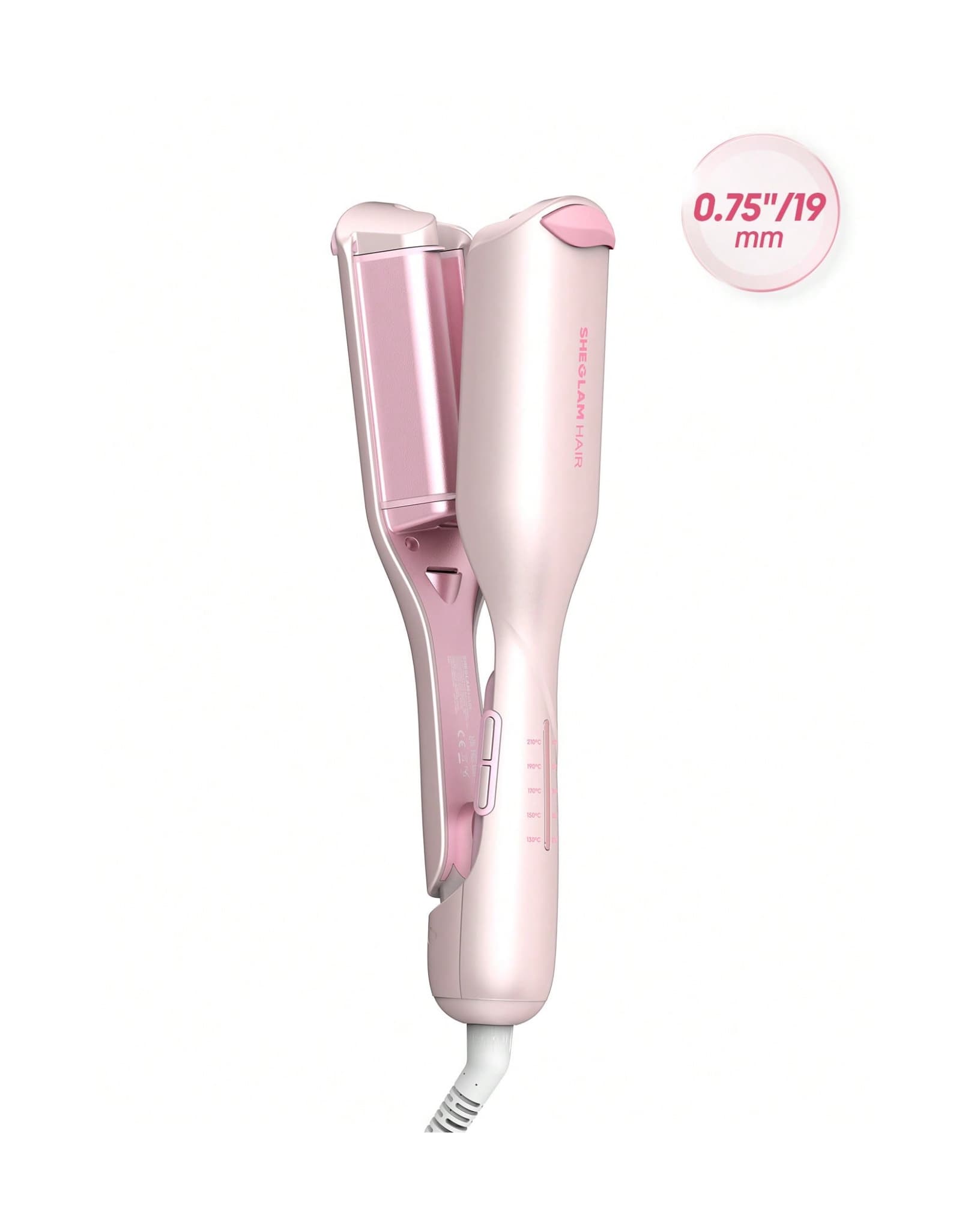 دستگاه فر ساحلی صورتی شیگلم | Cupid’s Charm Beach Babe Hair Waver