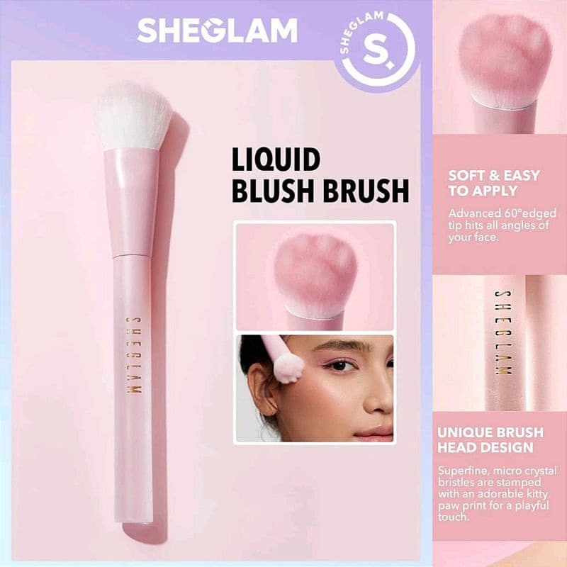 براش رژگونه مایع پنجه گربه ای شیگلم | Sheglam liquid blush brush