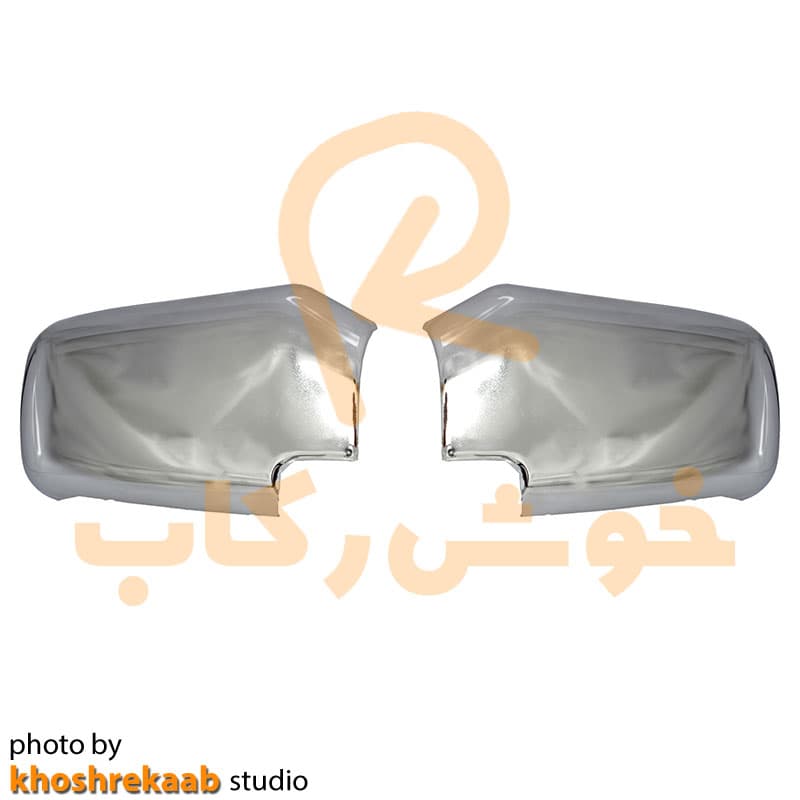 فلاپ (قاب) کروم آینه بغل پراید بسته 2 عددی