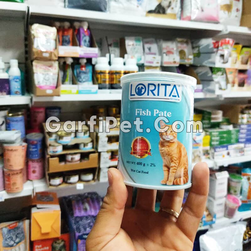 کنسرو غذای گربه «لوریتا» پته مدل ماهی (400 گرم) — تصویر ۲