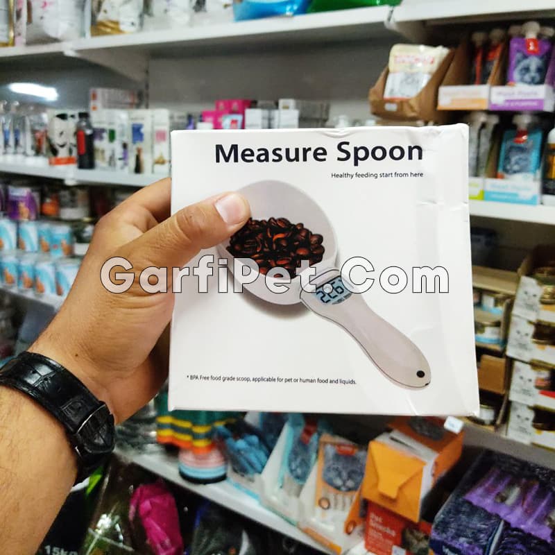 پیمانه ترازو دار دیجیتال غذای خشک حیوان خانگی (سگ، گربه، جوندگان و پرندگان) — تصویر ۲