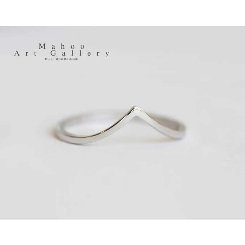 انگشتر نقره مینیمال R0179