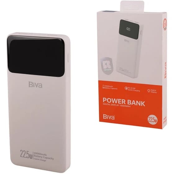 پاور بانک 22.5 وات بیوا BP020 مدل ظرفیت 10000 میلی آمپر ساعت — تصویر ۴