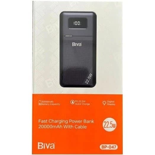 پاور بانک 22.5 وات بیوا مدل BP-047 ظرفیت 20000