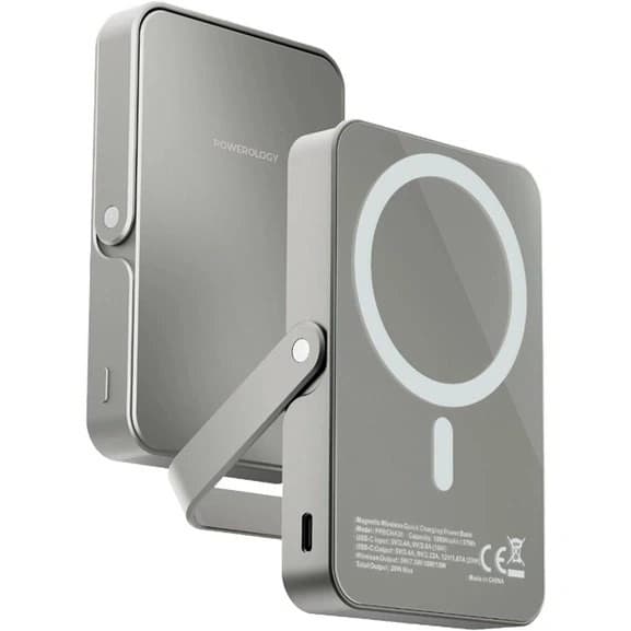 پاوربانک Powerology 10000mAh Magsafe Glass Surface