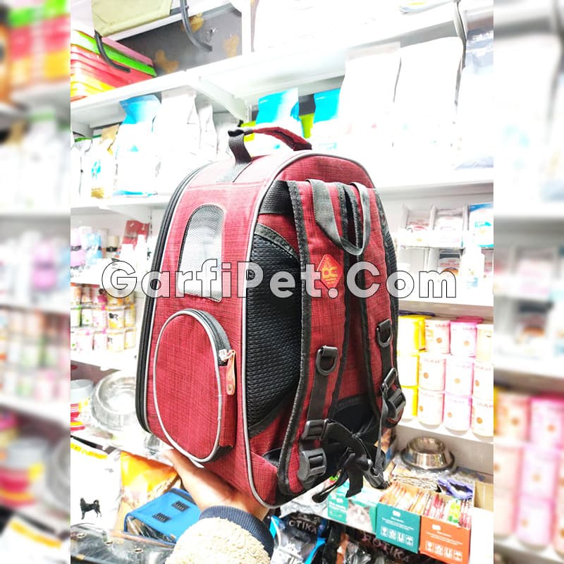 کوله حمل حیوان خانگی (سگ، گربه و جوندگان) «دیز هپی پت» مدل سایز بزرگ — تصویر ۶