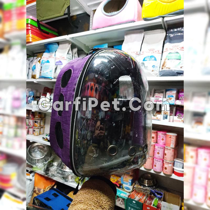 کوله حمل حیوان خانگی (سگ، گربه و جوندگان) «دیز هپی پت» مدل سایز بزرگ — تصویر ۷