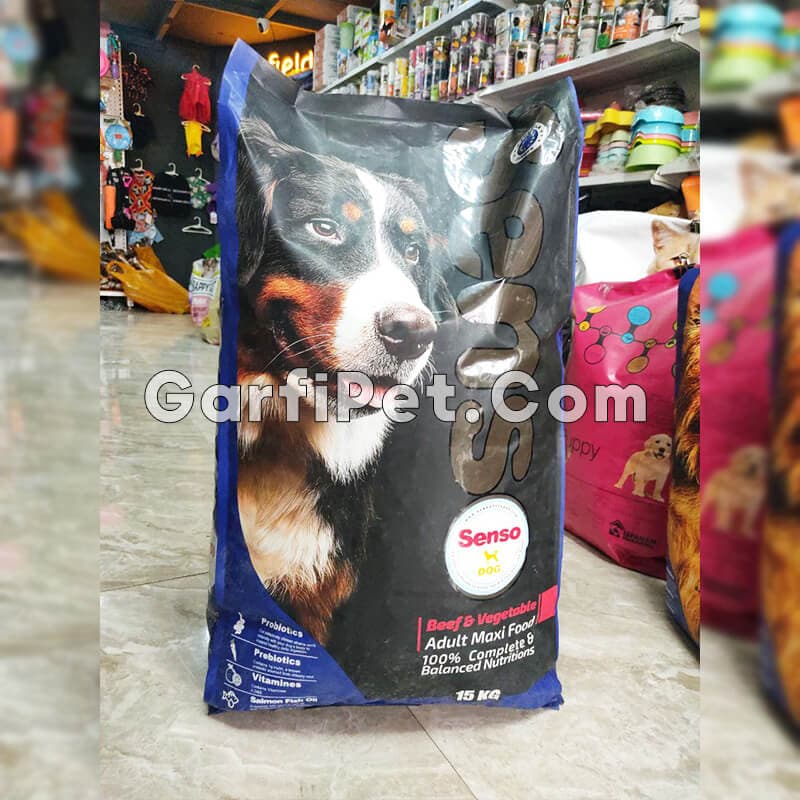 غذای خشک سگ بالغ «سنسو Senso» مدل Maxi (یک کیلوگرم) — تصویر ۲