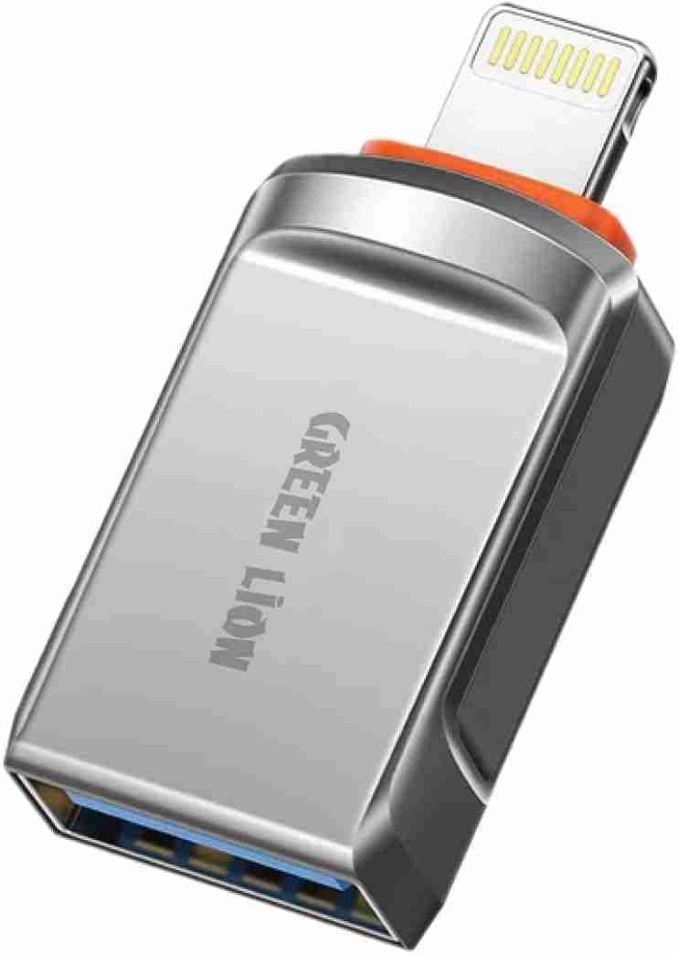 تبدیل یو اس بی آ به لایتنینگ گرین Green OTG Adapter USB-A To Lightning