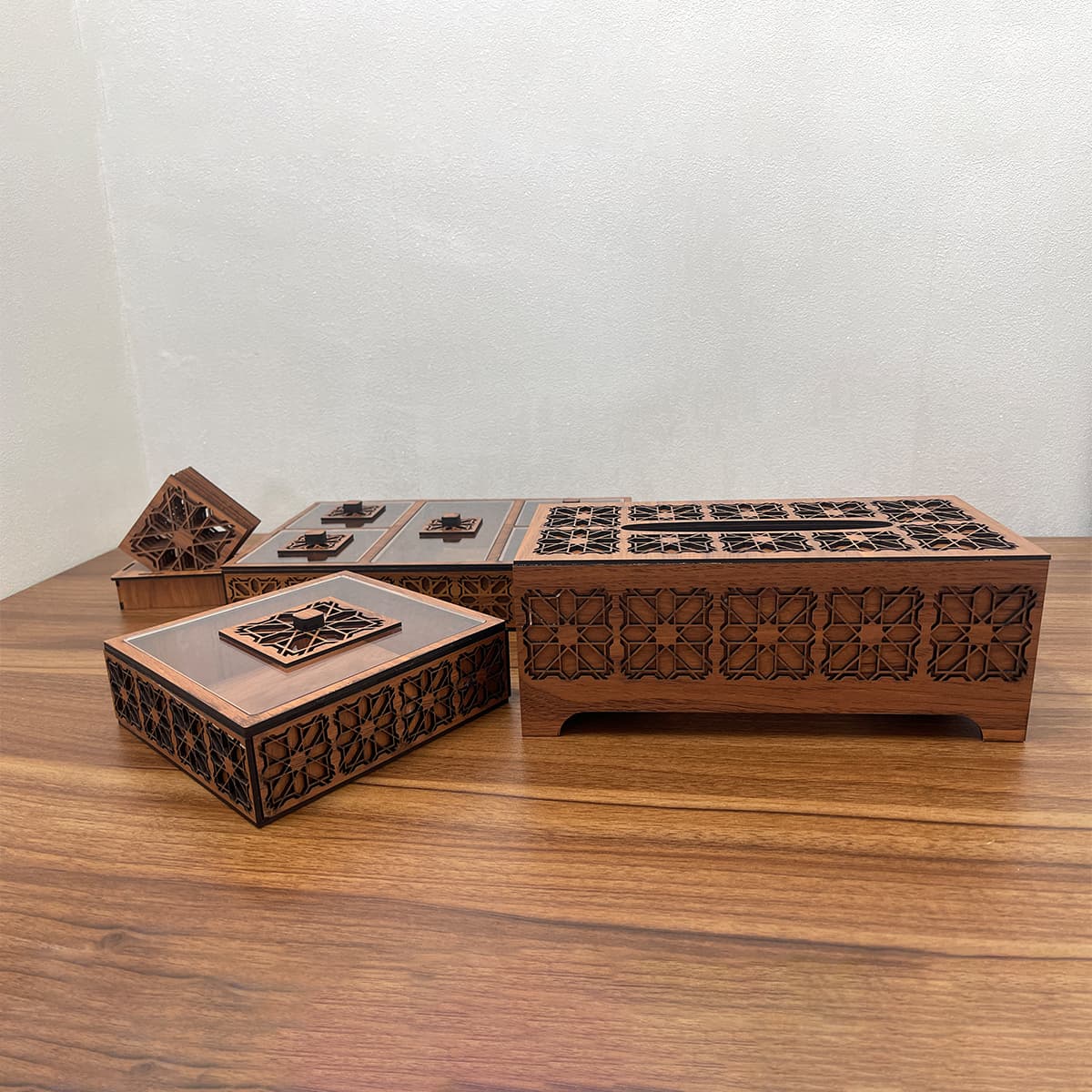 ست چوبی پذیرایی طرح اسلیمی — تصویر ۶