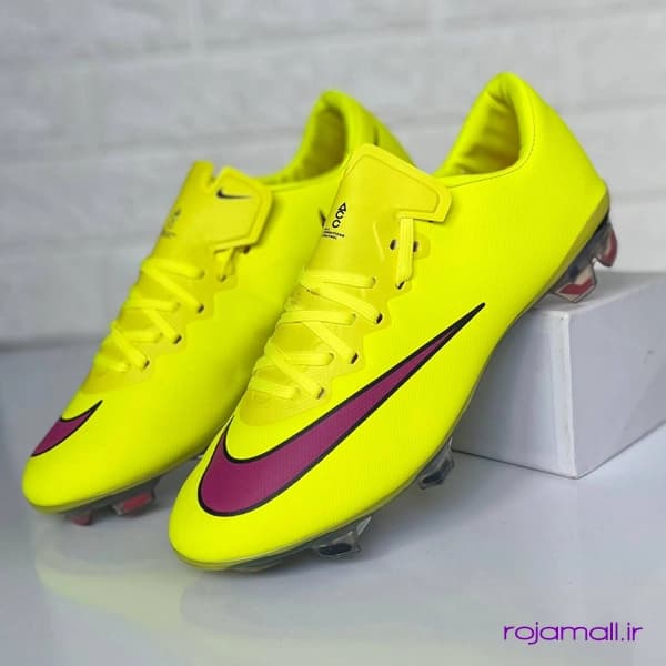 کفش فوتبال نایک مرکوریال ویپور فسفری Nike Mercurial Vapor فسفری
