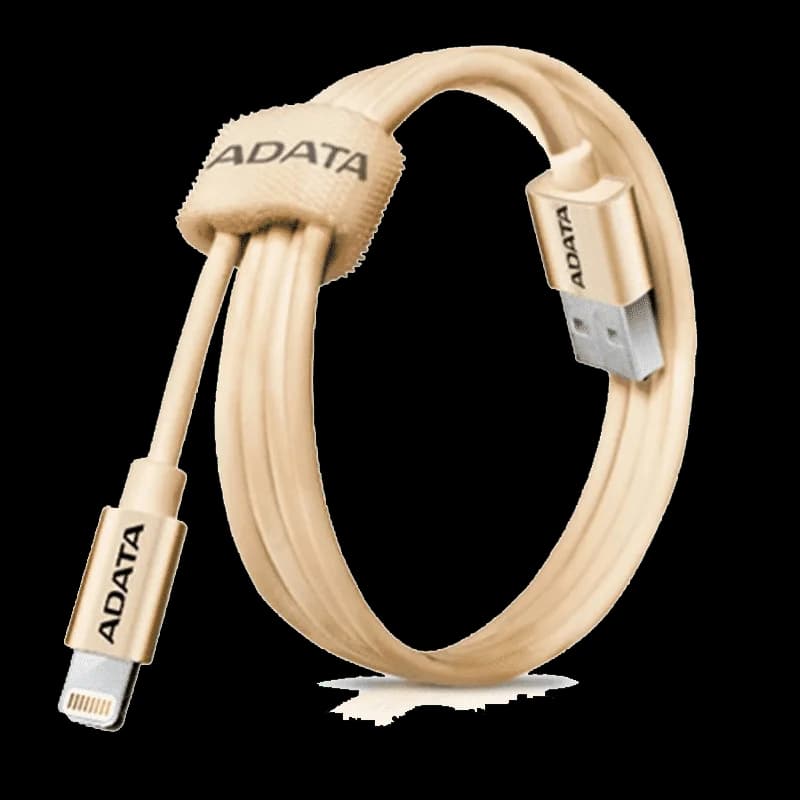 کابل تبدیل USB به لایتنینگ آلومینیومی ای دیتا مدل Sync And Charge طول 1 متر ا Adata Sync And Charge Aluminium USB To Lightning Cable 1m