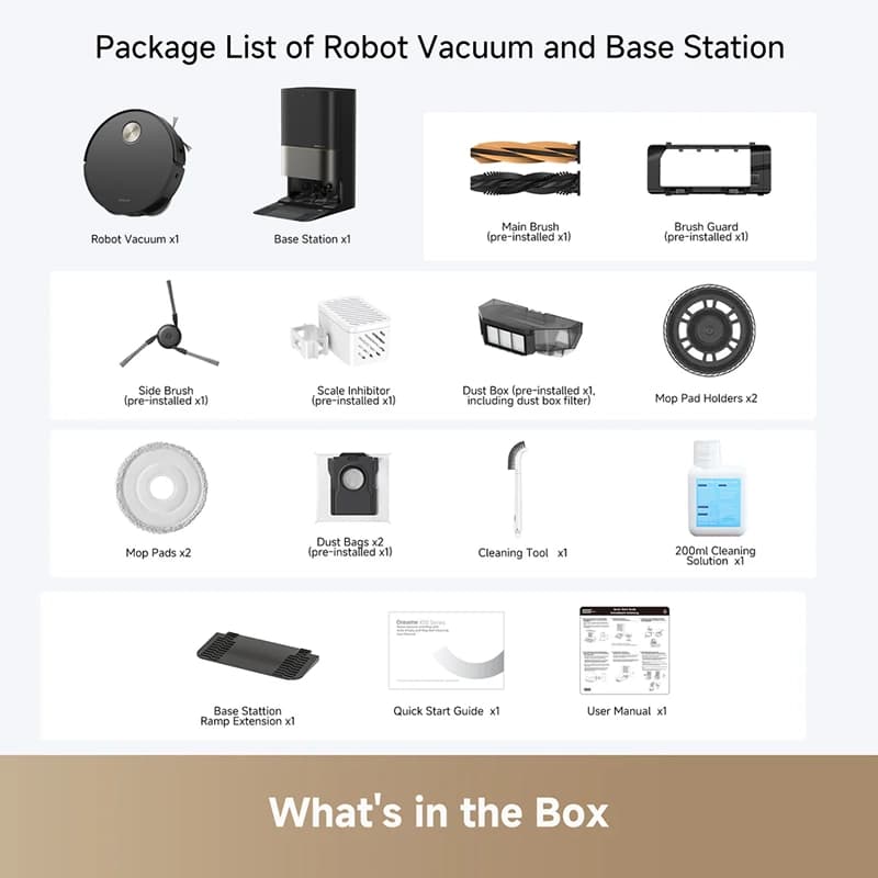 جارو رباتیک دریم Dreame X50 Ultra Complete Robot Vacuum — تصویر ۵