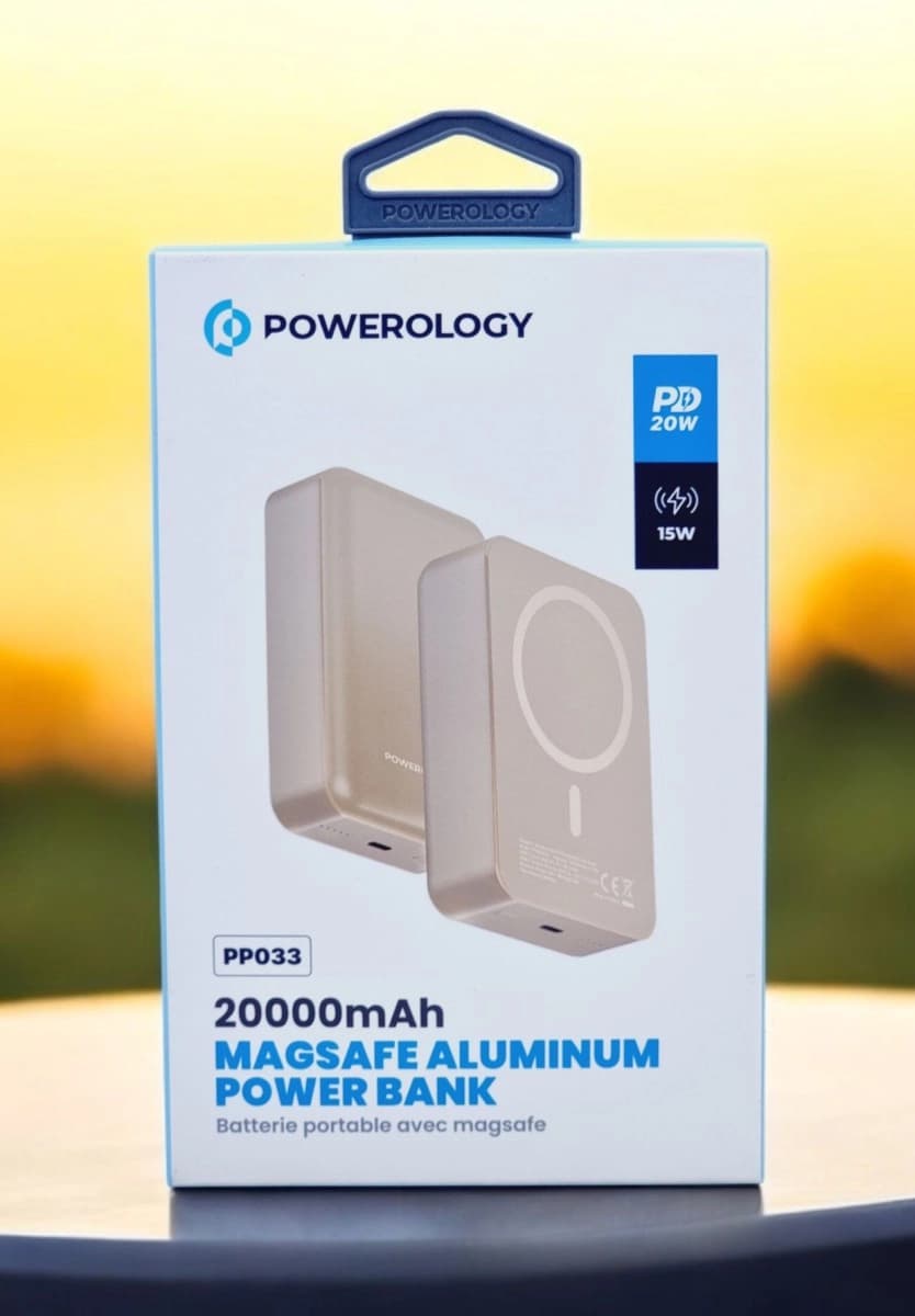 پاور بانک Power Bank پاورولوژی POWEROLOGY مدلPPBCHA33-GY 20000 mAh با گارانتی — تصویر ۲