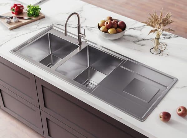 سینک ظرفشویی بیمکث مدل BS-741 توکار — تصویر ۳
