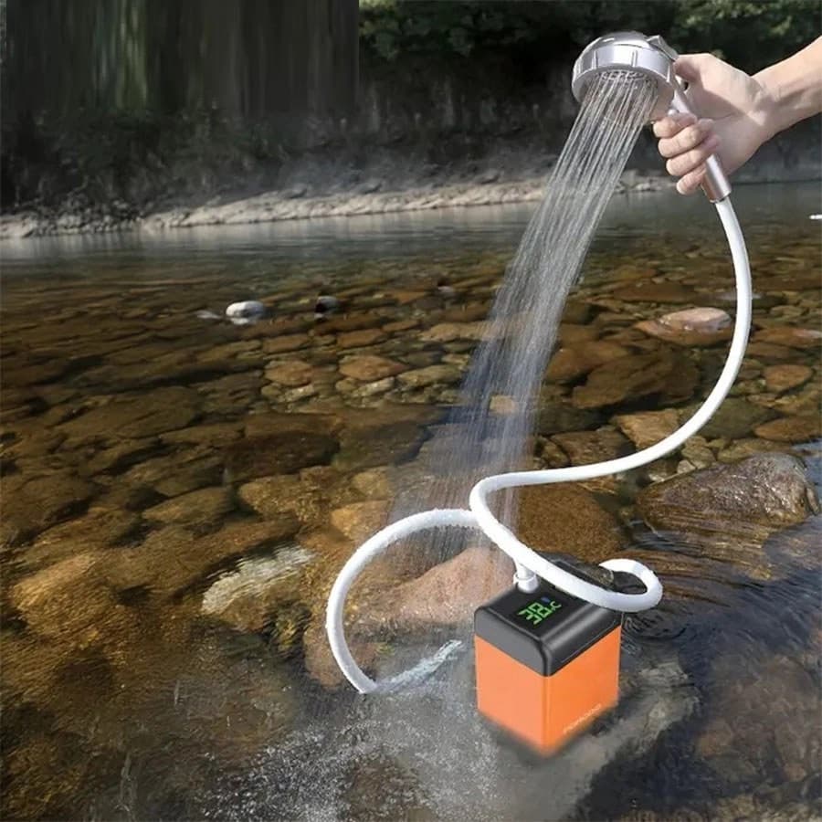دوش شارژی مسافرتی ELECTRIC OUTDOOR SHOWER — تصویر ۳